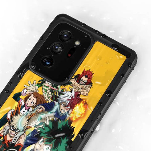 My Hero Academia Deku Squad Season 5 Galaxy Note20 Ultra 5G Waterproof Case